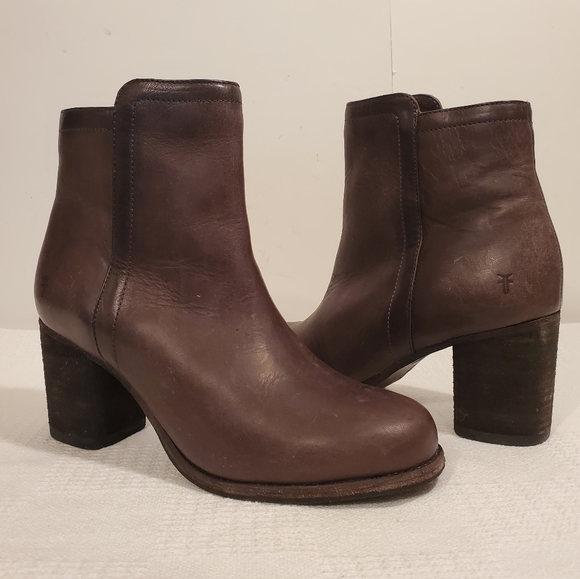 Frye Shoes - FRYE x ANTHROPOLOGIE CHUNKY HEEL ANKLE BOO…